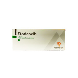 ETORICOCIB 120 MG CAJA X 7 TABLETAS MEMPHIS